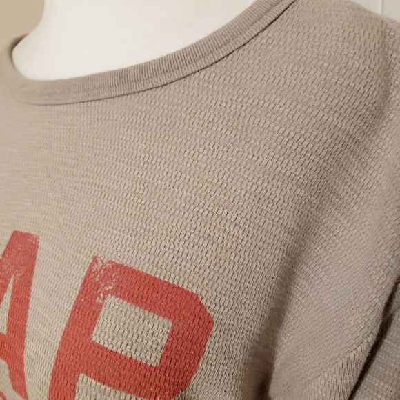 VINTAGE GAP WAFFLED LONG SLEEVE TEE COTTON… - Picture 5 of 10